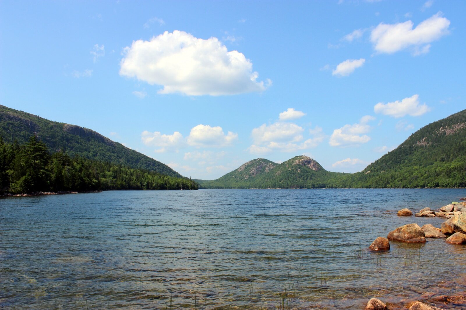 Jordan Pond and the Bubbles in Acadia National Park, Maine